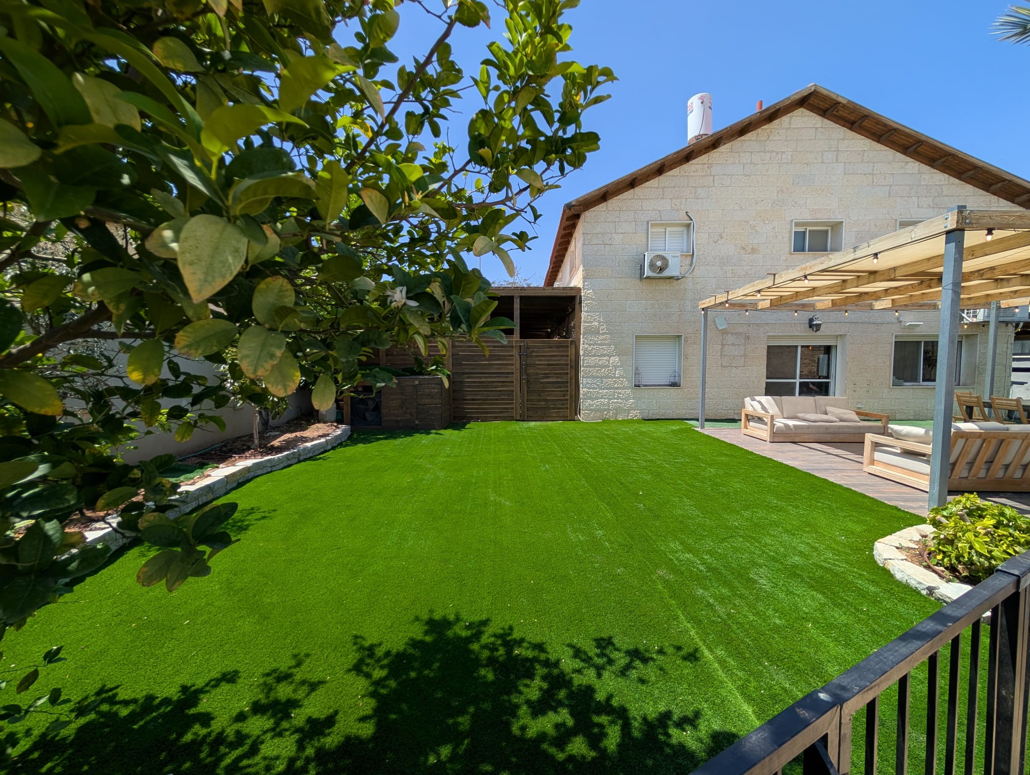 Garden and view from Villa Neve Midbar